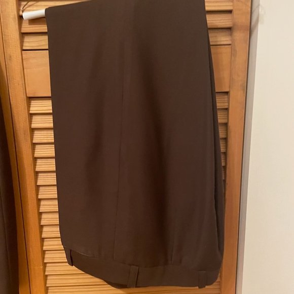 Chocolate Brown Custom Tailored Women's Suit Size 6 - Picture 5 of 6